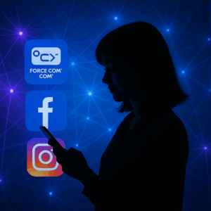 Image Gestions des réseaux sociaux avec FORCE COM' COM'